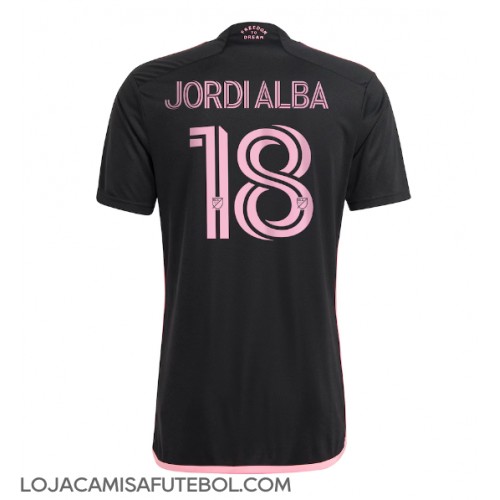 Camisa de Futebol Inter Miami Jordi Alba #18 Equipamento Secundário 2024-25 Manga Curta